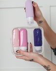 From Here to There Toiletry Travel Bottles in Lavender