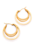 Get In Line Hoop Earrings