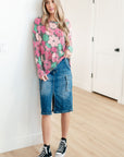 Always Be There Cargo Denim Skirt