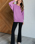 Hands Down Favorite Sweatshirt in Light Plum