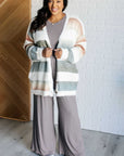 Ombre Feelings Striped Cardigan