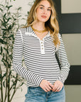 I Know What I Want Long Sleeve Henley Top