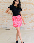 I'll Allow It Flutter Sleeve Tee In Black