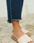 Nova High Waist Dark Wash Kick Flare