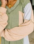 Jungle Trails Colorblock Top