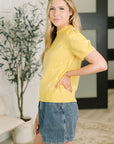 Just One More Look Sweater Knit Top