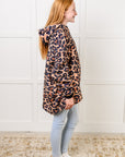 Kids Oversized Hoodie Blanket in Leopard