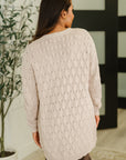 Laugh Airily Cable Knit Cardigan
