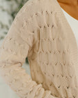 Laugh Airily Cable Knit Cardigan
