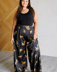 Legendary in Leopard Satin Wide Leg Pants