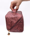 Life In Luxury Large Capacity Cosmetic Bag in Merlot