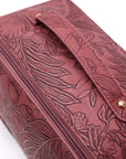 Life In Luxury Large Capacity Cosmetic Bag in Merlot