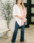 Like You Do Dual Toned Button Down