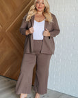 Magic Wide Leg Crop Pants in Dark Mocha