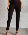 Magic Skinny 28" Pants in Chocolate