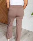 Magic Straight Pants in Dark Mocha