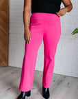 Magic Straight Pants in Hot Pink