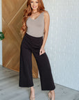 Magic Wide Leg Crop Pants in Chocolate