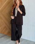 Magic Wide Leg Crop Pants in Chocolate