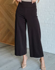 Magic Wide Leg Crop Pants in Chocolate