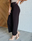 Magic Wide Leg Crop Pants in Chocolate