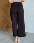 Magic Wide Leg Crop Pants in Chocolate