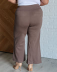 Magic Wide Leg Crop Pants in Dark Mocha