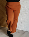 Magic Wide Leg Crop Pants in Rust