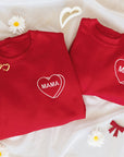 Matching Mama Embroidered Sweatshirt