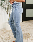 Marlena High Rise Shield Pocket Flare Jeans