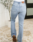 Marlena High Rise Shield Pocket Flare Jeans