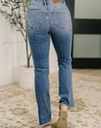 Maureen High Rise Distressed Bootcut Jeans