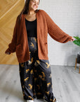 Maybe Monday Cardigan in Chestnut