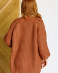 Maybe Monday Cardigan in Chestnut
