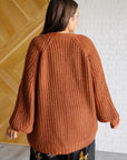 Maybe Monday Cardigan in Chestnut