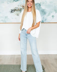 Mild Moments Pleat Detail Top