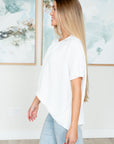 Mild Moments Pleat Detail Top