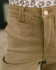 Nancy High Waist Wide Leg Ankle Jean with Vintage Front Yoke