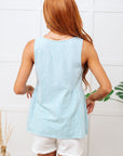 Never Second Best V-Neck Blouse in Mint