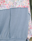 New Opportunities Drop Shoulder Floral Pullover