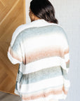 Ombre Feelings Striped Cardigan