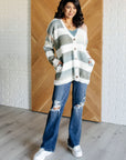 Ombre Feelings Striped Cardigan