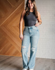 Patricia High Rise Rigid Magic 90's Straight Jeans