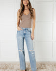 Patricia High Rise Rigid Magic 90's Straight Jeans