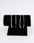 Poised & Polished Bracelet Set in White and Gold