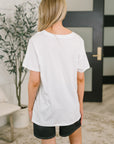 Rest Assured Basic Relaxed Tee in White