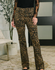 Roxy High Waist Bootcut Leopard Print