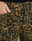 Roxy High Waist Bootcut Leopard Print