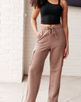 Run, Don't Walk Cargo Sweatpants in Smokey Brown