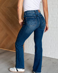 Santana High Rise Control Top Bootcut Jeans (Short Inseam)